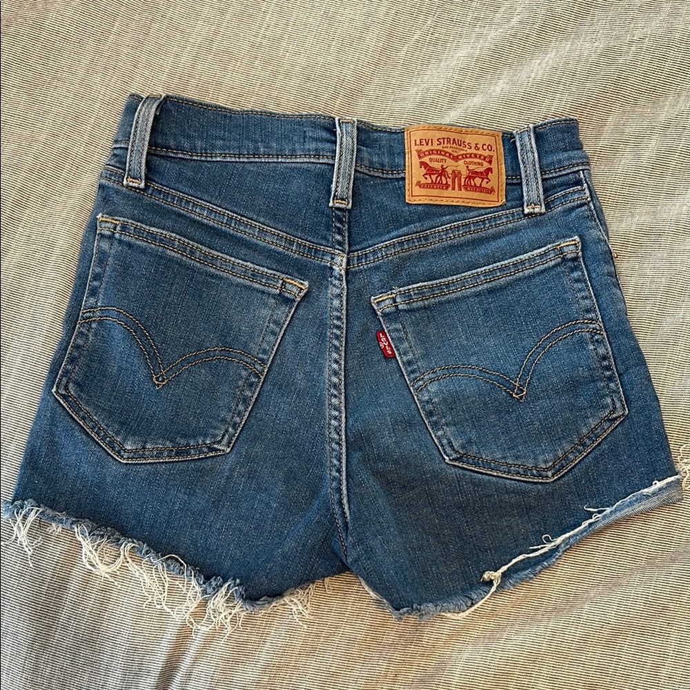 Levi's Women's Blue Denim Shorts